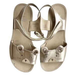 Mini Boden Bear Face Sandals Size 4